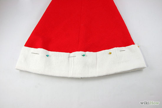 Passo 7 gorro papai noel passo 7 Gorro de Papai Noel Feito de Artesanato Material Usado e Como Fazer